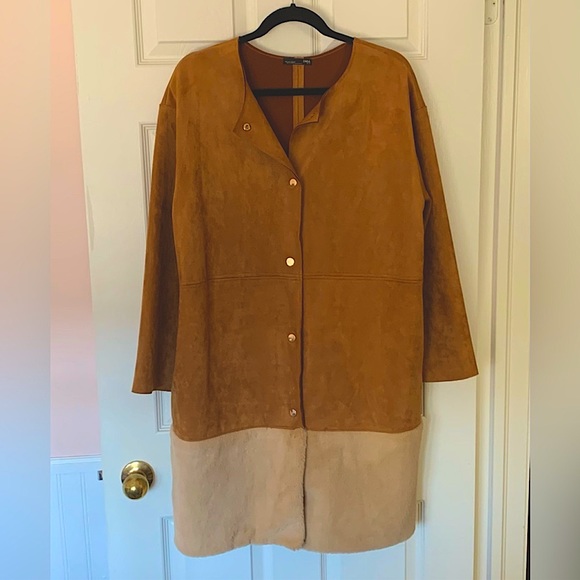 Zara light Faux Suede jacket - Picture 3 of 8